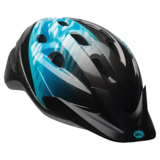 Bell Richter Cycling Kids' Bike Helmet - Black/Blue image {5}