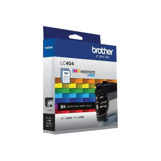 Brother LC404 Black Standard Yield Ink Cartridge (LC404BKS) image {3}