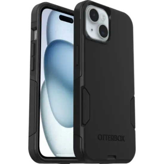 OtterBox Apple iPhone 16e/15/14/13 Commuter Series Case - Black: Bump-Resistant Polycarbonate image {3}