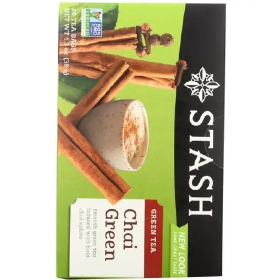 Stash Tea Chai Green Tea - Case of 6/20 Bags image {2}