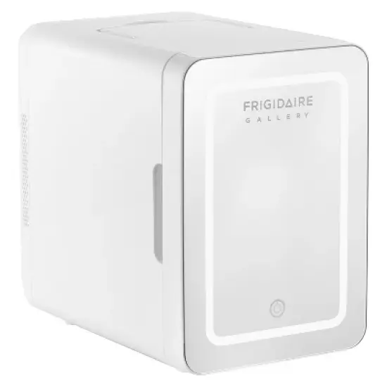 Frigidaire Gallery&reg; 9-Can Lighted Mirror Beauty Fridge, White image {4}