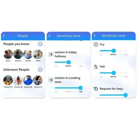 Ask OLA! 2 Way Voice Command Smart Security Camera 3 in 1 pack image {5}