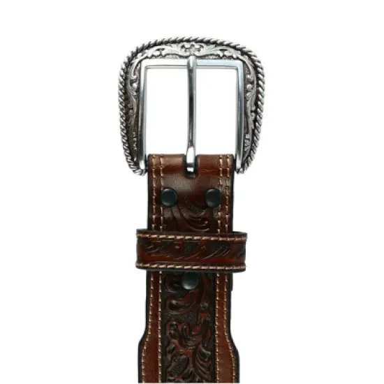Ariat Men's Western Taper Belt with Scroll Work image {3}