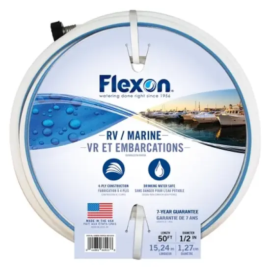 Flexon 1/2" RV & Boat Garden Hoses image {3}