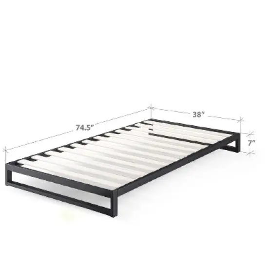 7" Trisha Platforma Bed Frame - Zinus image {7}
