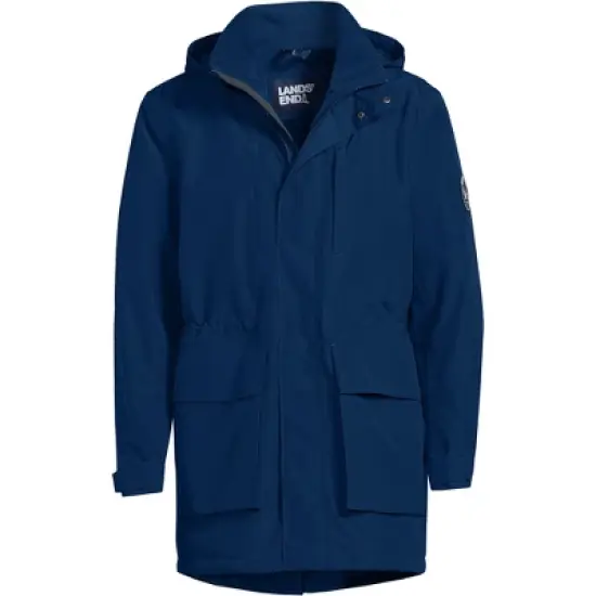 Lands' End Men's Waterproof Squall Parka image {6}