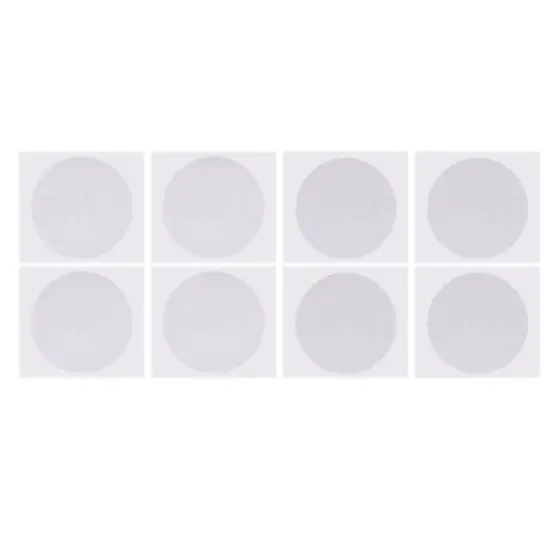 Unique Bargains PVC Self-Adhesive Waterproof Round Shop Push Pull Door Sign 4 Set image {4}