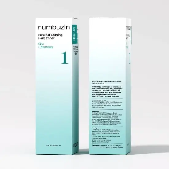 numbuzin No.1 Pure-Full Calming Herb Toner - 10.14 fl oz image {1}