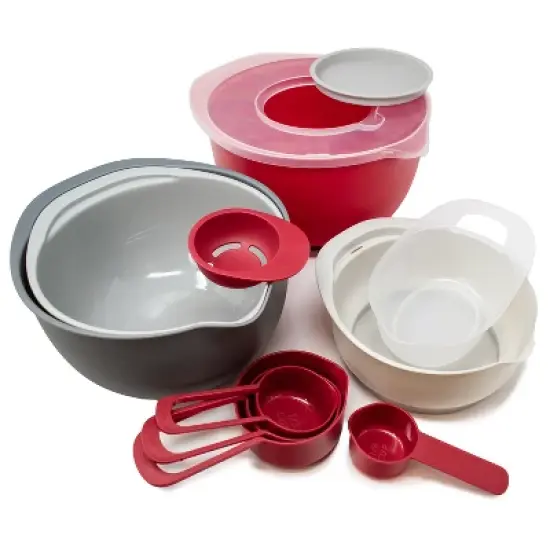 Norpro Nested Mixing Bowls and Measuring Cups, 12 Piece Set image {6}