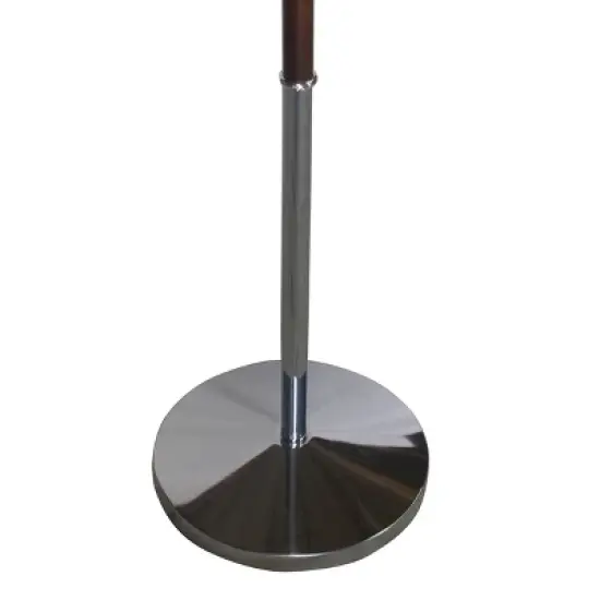 Oxford Ii Valet - Chrome & Walnut Finish - Proman Products image {2}