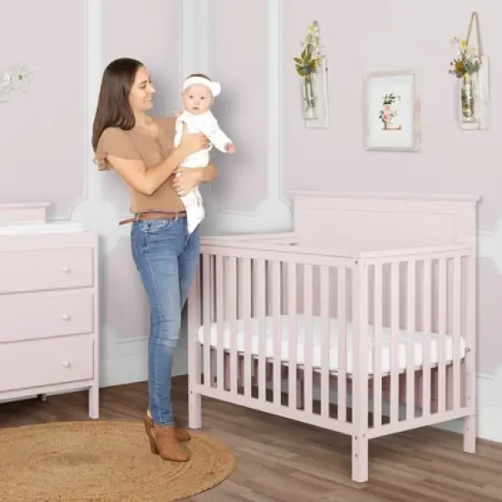Dream On Me Ava 4-in-1 Convertible Mini Crib image {2}