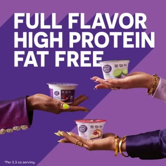 Light + Fit Nonfat Gluten-Free Greek Yogurt - 4ct/5.3oz Cups image {8}