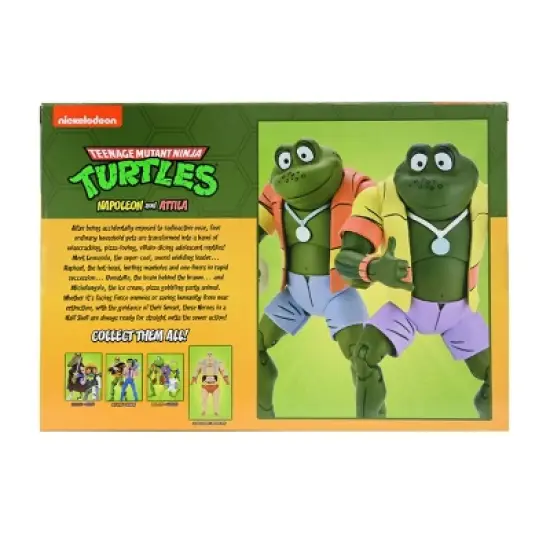 Teenage Mutant Ninja Turtles (Cartoon) - Napoleon & Atilla Frog  7" Action Figure - 2pk image {2}