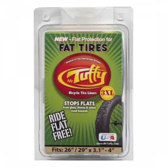 Mr Tuffy 3XL Fat Bike Tire Liner 26/29x3.1-4.0 Pair Tan image {1}