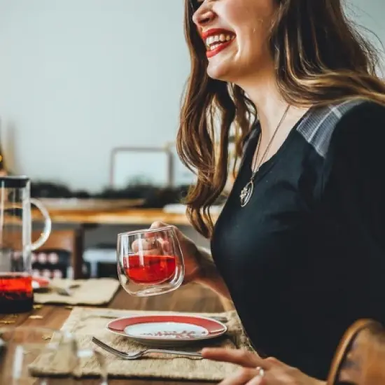 GROSCHE FRESNO Double Walled Glass Cups, Set of 2, 9.2 fl oz each image {5}