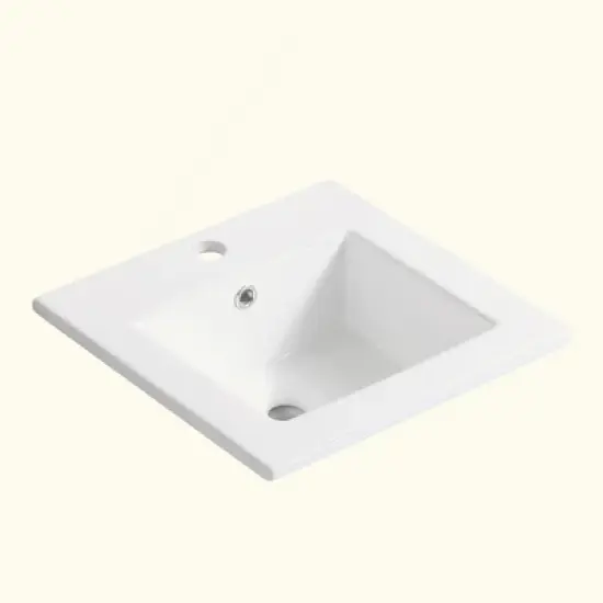 KIGFTSOD 16" Bathroom Vanity with Sink,radar sensing light,Large Space Storage for Small Space,Wall Mounted Bathroom Vanity Cabinet image {12}