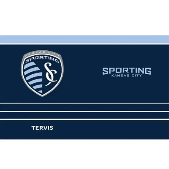 MLS Sporting Kanas City 20oz MVP Stripe Stainless Steel Tumbler image {1}