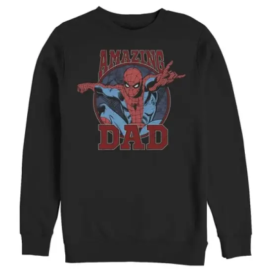 Men's Marvel Father's Day Spider-Man Amazing Dad Sweatshirt image {2}
