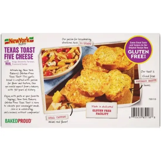 New York Bakery Gluten Free Frozen Five Cheese Texas Toast - 12.35oz image {8}