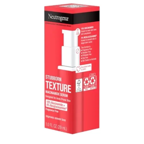Neutrogena Stubborn Texture Serum with Niacinamide designed for Acne-Prone - Fragrance Free - 1 fl oz image {4}