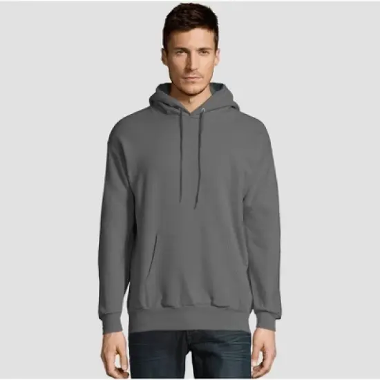 Hanes Men's EcoSmart Fleece Pullover Hooded Sweatshirt image {9}