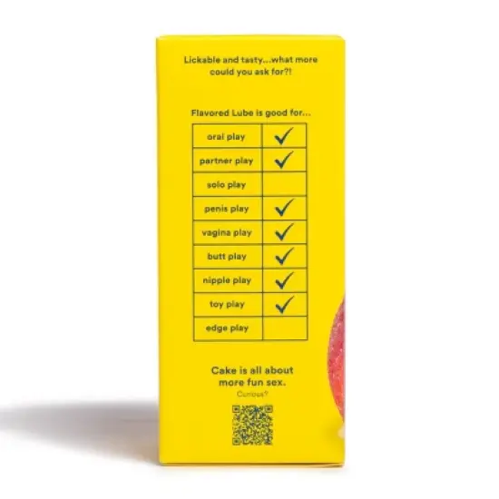 Hello Cake Peach Ginger Flavored Personal Lubricant - 1.7 fl oz image {7}