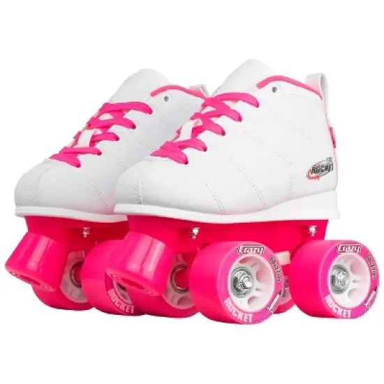 Crazy Skates Rocket Roller Skates For Girls - Great Beginner Kids Quad Skates image {4}