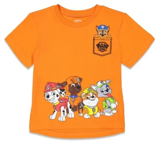 Paw Patrol Rocky Zuma Rubble T-Shirt and French Terry Shorts Outfit Set Toddler image {4}