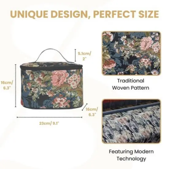 Signare USA Peony Toiletry Vanity Bag image {2}