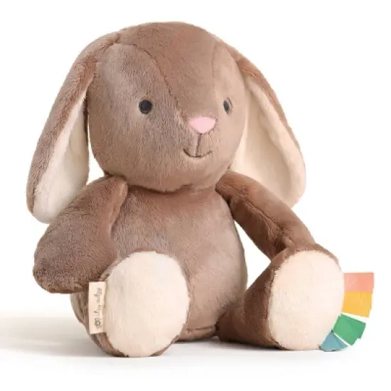 Itzy Ritzy Sweetie Snuggles Plush Stuffed Animal - Taupe Bunny image {7}