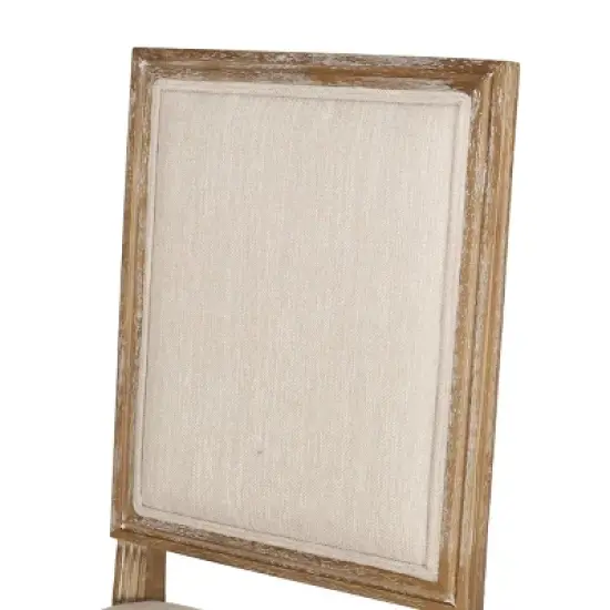 2pk Regina French Country Wood Upholstered Dining Chairs  - Christopher Knight Home image {8}