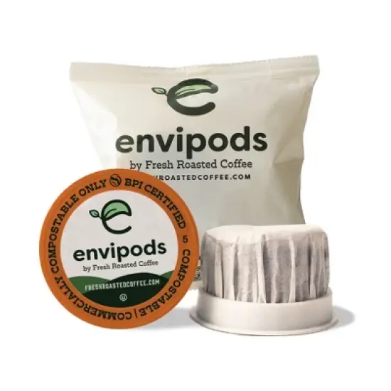 Fresh Roasted Coffee Medium Roast Organic Guatemalan - 36ct compostable envipods image {7}