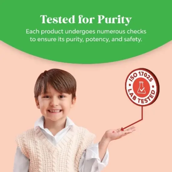 Organic Vitamin D Gummies for Kids, Vegan Kids Immunity Support Gummies with Vitamin D3 for Daily Teeth Muscle & Bone Support, Nature's Craft, 60ct image {6}