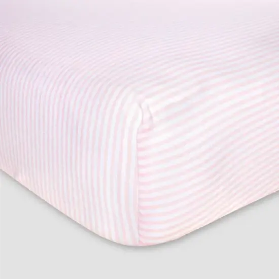 Burt's Bees Baby&reg; Organic Fitted Crib Sheet - Bee Essentials - Stripe image {5}
