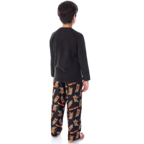 Scooby Doo Boys' PJS Ruh-Roh! Pajamas Raglan Shirt and Pants Sleep Set image {3}