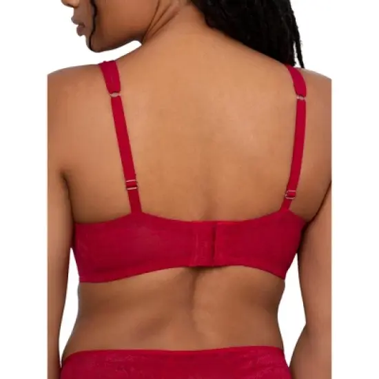 Mesh Plunge Bra image {9}