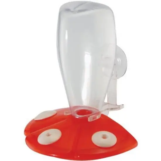 Audubon 12 Oz Plastic Window Mount Hummingbird Feeder image {1}