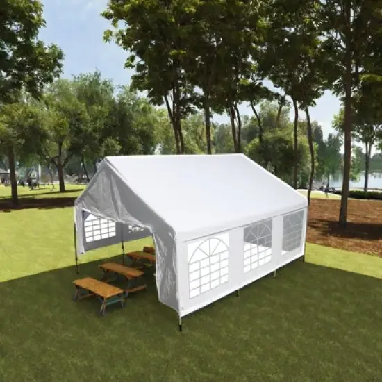 20x20 Feet Heavy Duty Parties Shelter Canopy,Tent With 2 Storgae Carry Bags For Outdoor Wedding,Parties And Events Shelter Tent-Coolbibila image {5}