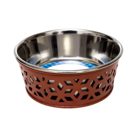 Country Living Set of 2 Farmhouse-Style Stainless Steel Dog Bowls &ndash; Available in 2 Sizes & 5 Colors image {5}