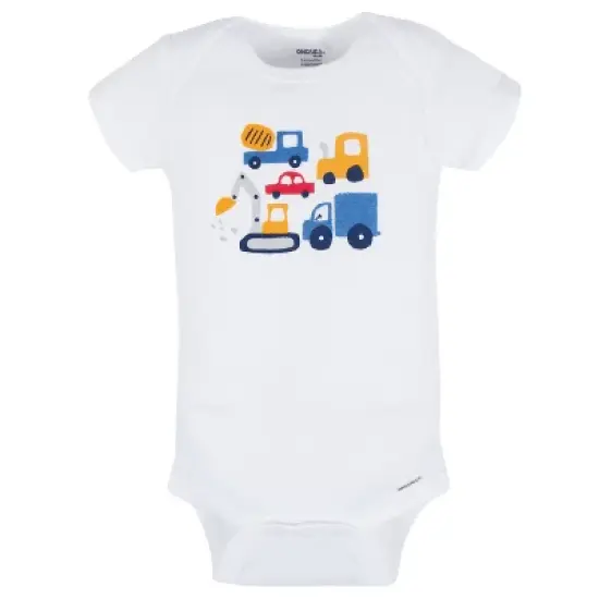Gerber Baby Boys' Short Sleeve Onesies&reg; Bodysuits, 8-Pack image {7}