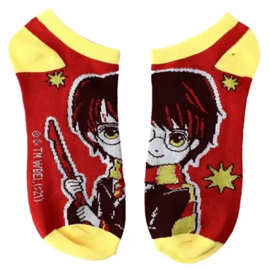 Harry Potter Chibi Character art 5-pack Ankle Socks for Women image {5}