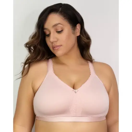 Curvy Couture  Women's Cotton Luxe Unlined Wireless Bra image {12}