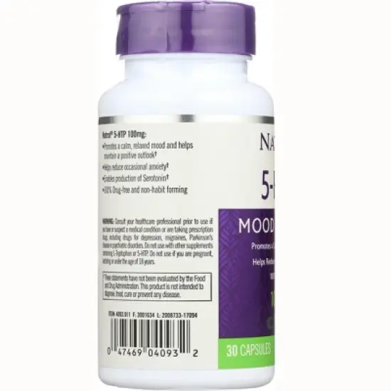 Natrol Dietary Supplements 5-Htp 100 mg Capsule 30ct image {2}