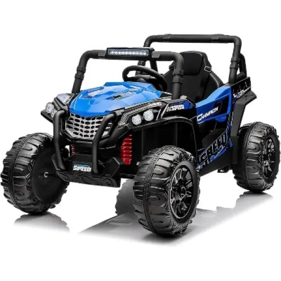 Ride On Car for Kids,  12V Off-Road UTV with Remote Control, Battery Powered Electric Vehicle with Dual 120W Motors image {7}
