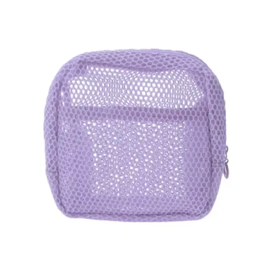 Unique Bargains Durable Grid Makeup Bag 1 Pc image {10}