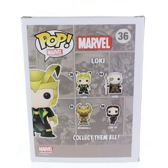 Funko Marvel Funko POP Vinyl Figure: Helmet Loki image {2}