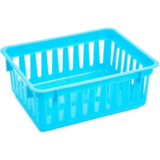 Bright Creations 12-Pack Small Plastic Classroom Storage Bins for Organization, Baskets for Kids', 6 Colors, 6.2 x 4.8 x 2.4 inches image {7}