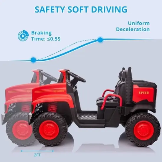 Ride On Truck for Kids 24V Ride On Car with Remote Control image {2}