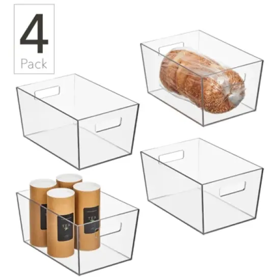Nate Home by Nate Berkus Plastic Storage Bin for Pantry image {2}
