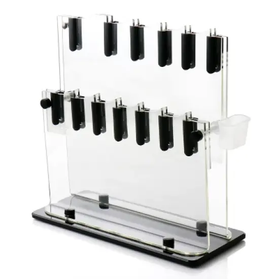 Gibson Soho Lounge 13 Piece Cutlery Set with Acrylic Knife Stand in Brown image {4}